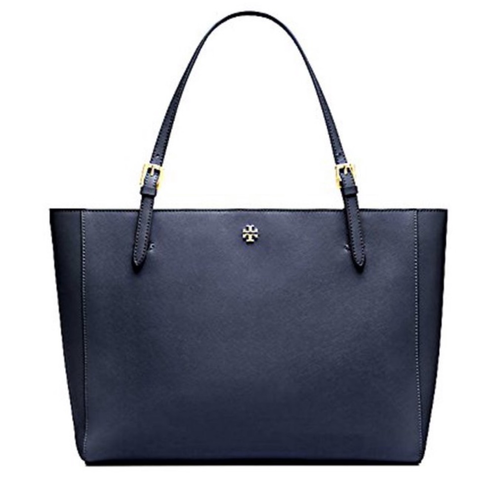 Tory Burch Emerson Buckle Saffiano Leather Tote
